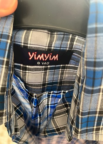 Erkek çocuk Kısa Kollu Ekose Gömlek - Görsel 3