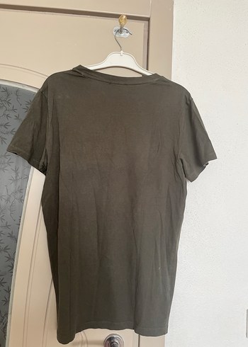 haki Baskılı Kısa Kollu Erkek Tişört - Görsel 2