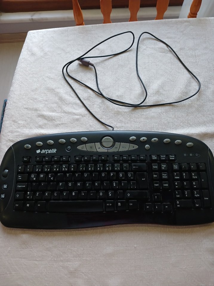 Siyah Kablolu Arçelik Klavye - Görsel 2