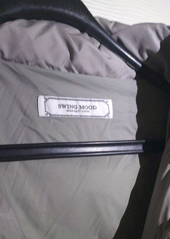 Gri Erkek Midi Boy Düğmeli Kış Ceketi - Görsel 3