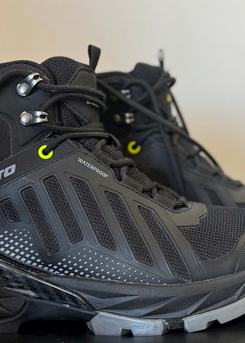 Siyah Bağcıklı dağcılık Ayakkabısı - Görsel 8