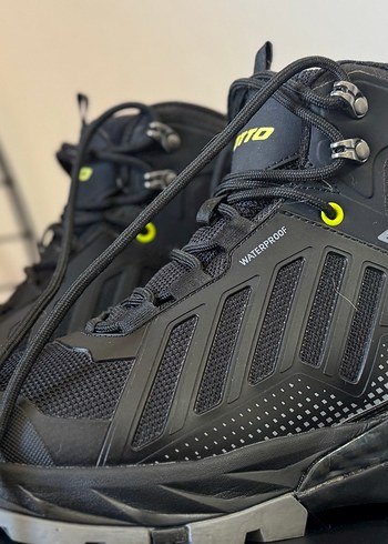 Siyah Bağcıklı dağcılık Ayakkabısı - Görsel 3