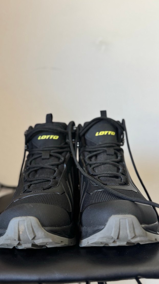 Siyah Bağcıklı dağcılık Ayakkabısı - Görsel 2