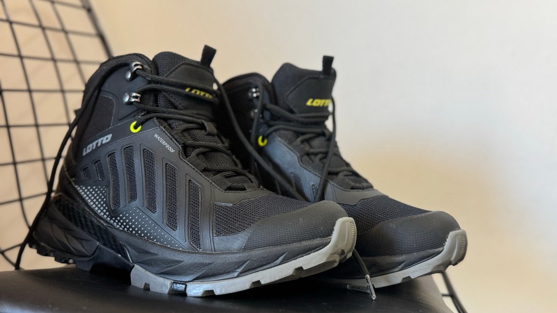 Siyah Bağcıklı dağcılık Ayakkabısı - Görsel 5