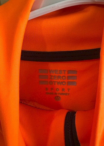 Turuncu Fermuarlı Erkek Polar Sweatshirt - Görsel 2