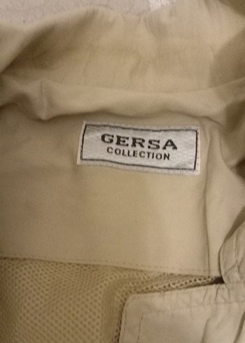 Bej Keten Düğmeli erkek ceket - Görsel 2