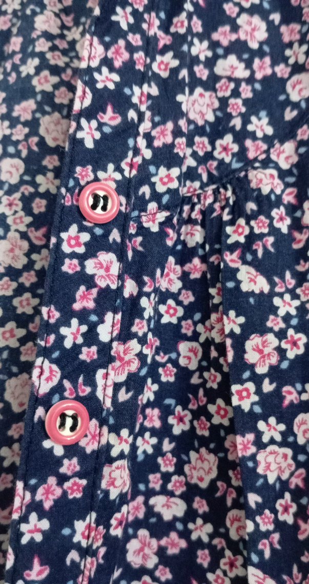 Mor Desenli Kısa Kollu Gömlek - Görsel 2