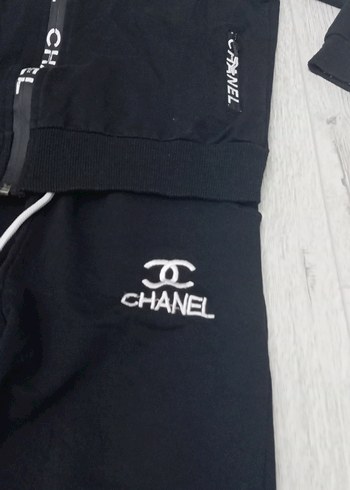 Erkek Çocuk Siyah Fermuarlı Eşofman Takımı - Görsel 2