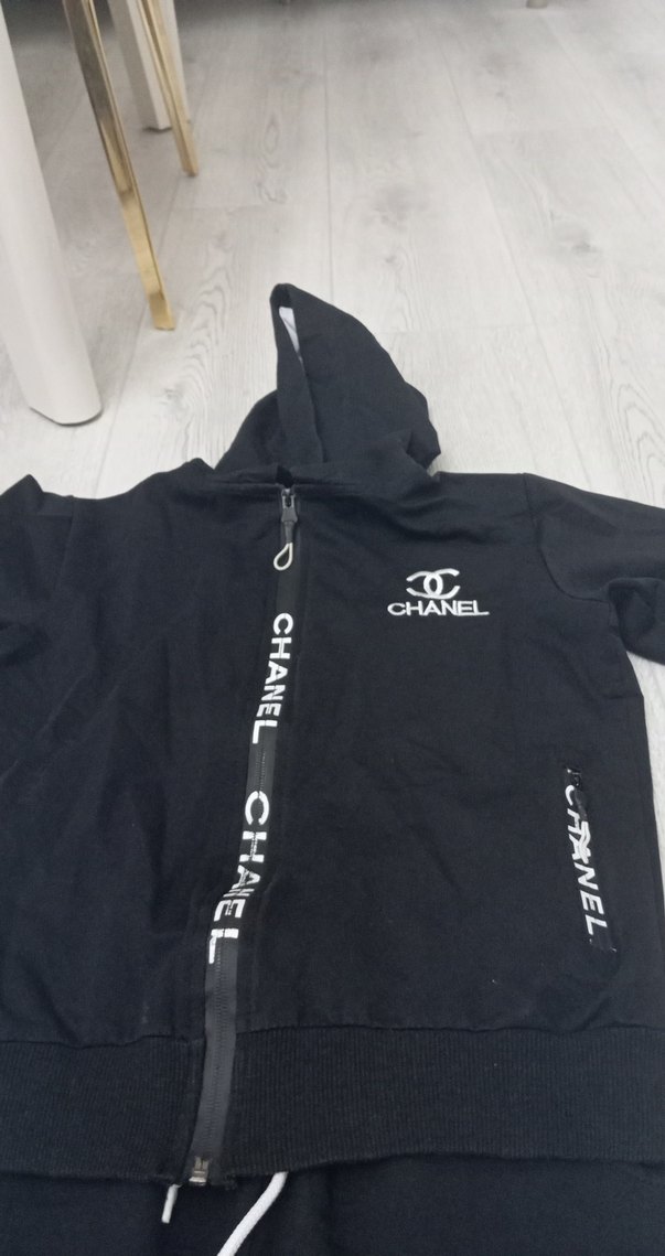 Erkek Çocuk Siyah Fermuarlı Eşofman Takımı - Görsel 3