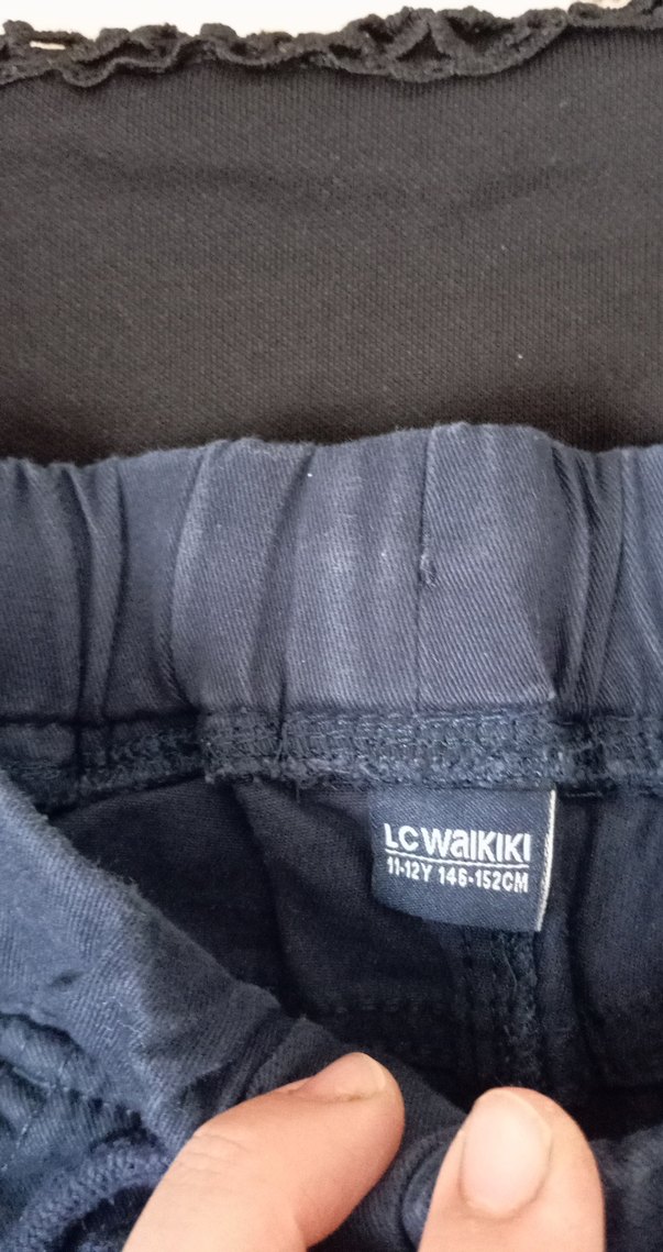 kız  Çocuk Mavi Regular Fit Kot Pantolon - Görsel 2