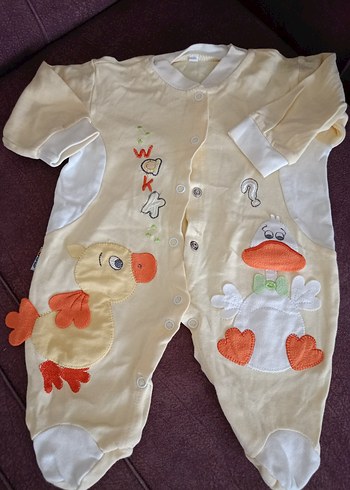 Bebek Pamuklu Renkli Baskılı Hastane Kıyafeti - Görsel 4