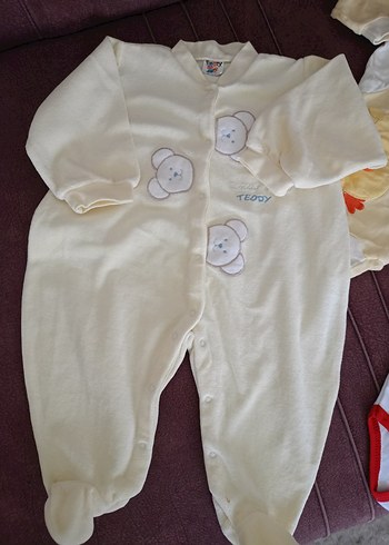 Bebek Pamuklu Renkli Baskılı Hastane Kıyafeti - Görsel 2