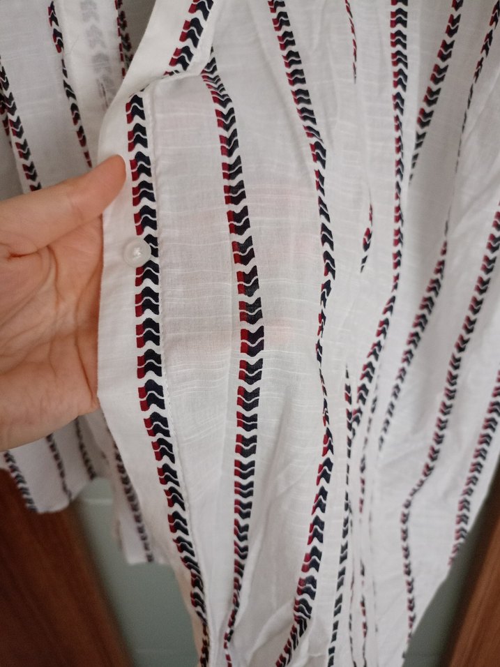 keten gömlek pamuklu kumaş - Görsel 3