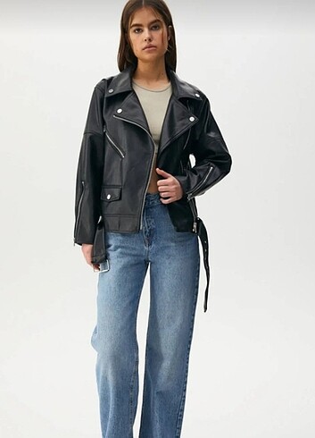 m Beden Pull And Bear Deri Ceket