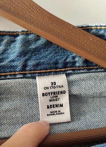 30 Beden mavi Renk Boyfriend kot pantolon