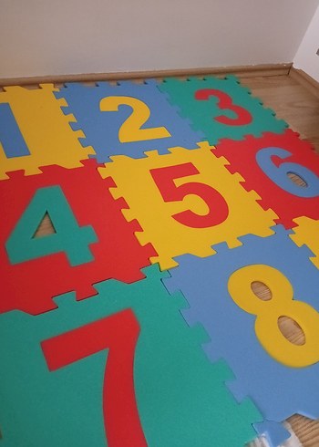 Renkli Sayılarlı Bebek Oyun Matı