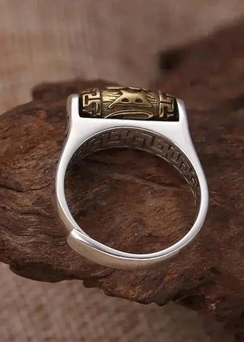 Erkek Vintage Dua Yüzük - Görsel 2