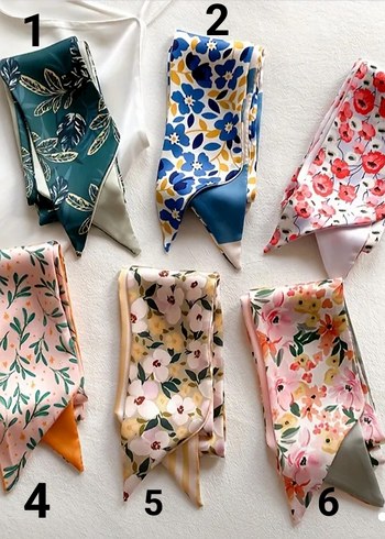 Vintage Love Bohem Çok Renkli Desenli Kadın Fular