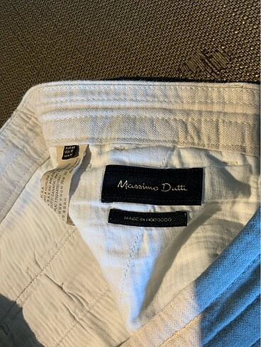 Massimo Dutti Beyaz şort