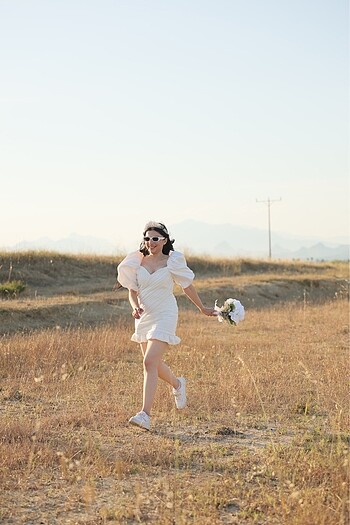 Beyaz elbise - Görsel 4