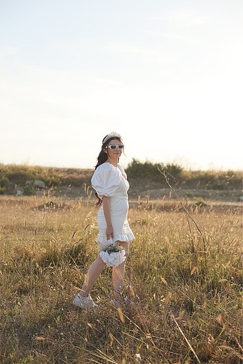 Beyaz elbise - Görsel 3