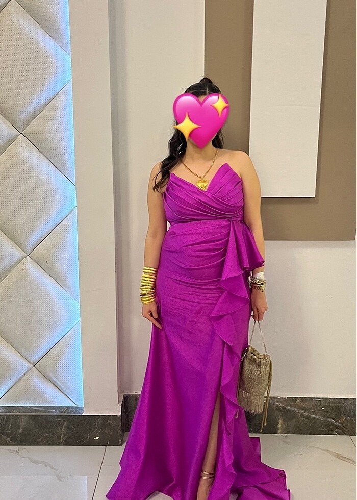 Uzun abiye elbise - Görsel 2