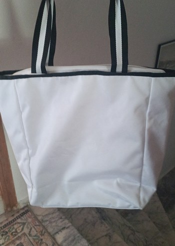 Fila Beyaz FILA Baskılı Fermuarlı Kadın Çanta
