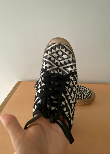 Örgü Desenli Bohem Kadın Espadril - Görsel 4