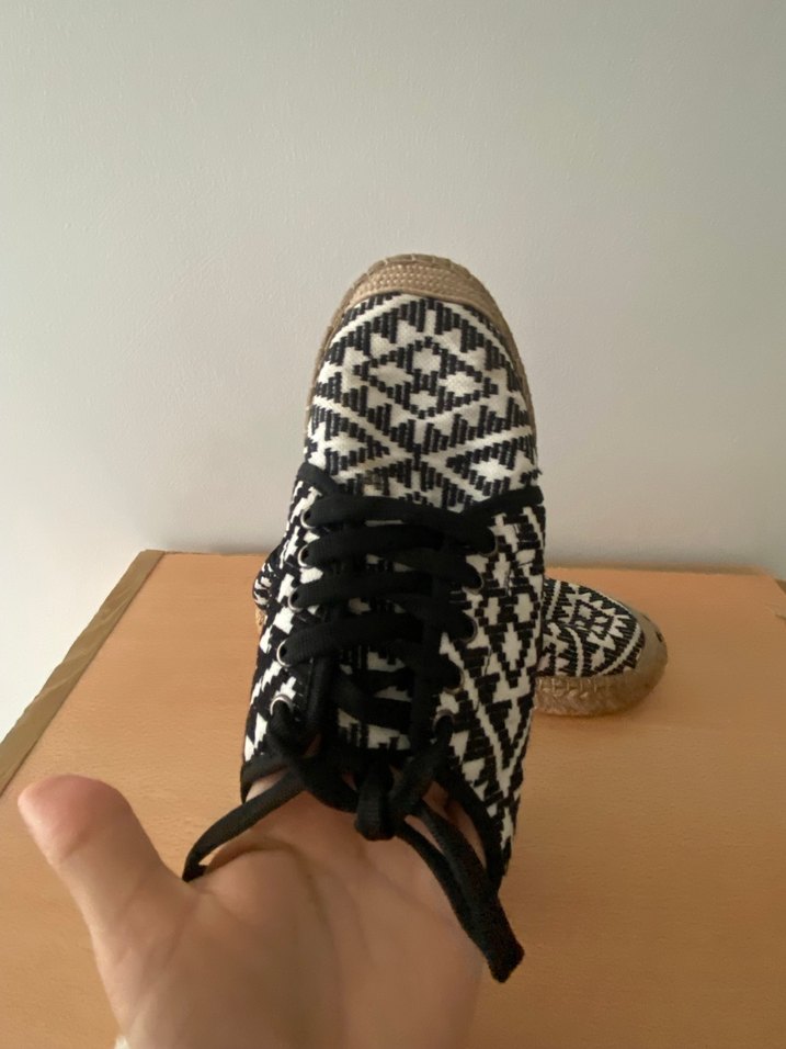 Örgü Desenli Bohem Kadın Espadril - Görsel 4