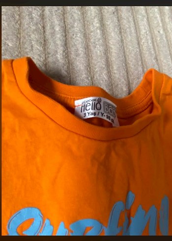 Çocuk Renkli Kısa Kollu Mayo ve Şort Seti - Görsel 3