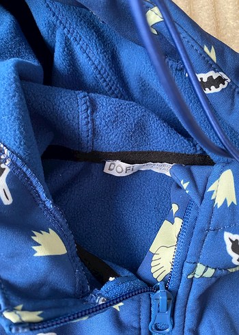 Kapüşonlu Fermuarlı Erkek Çocuk Yağmurluk - Görsel 3