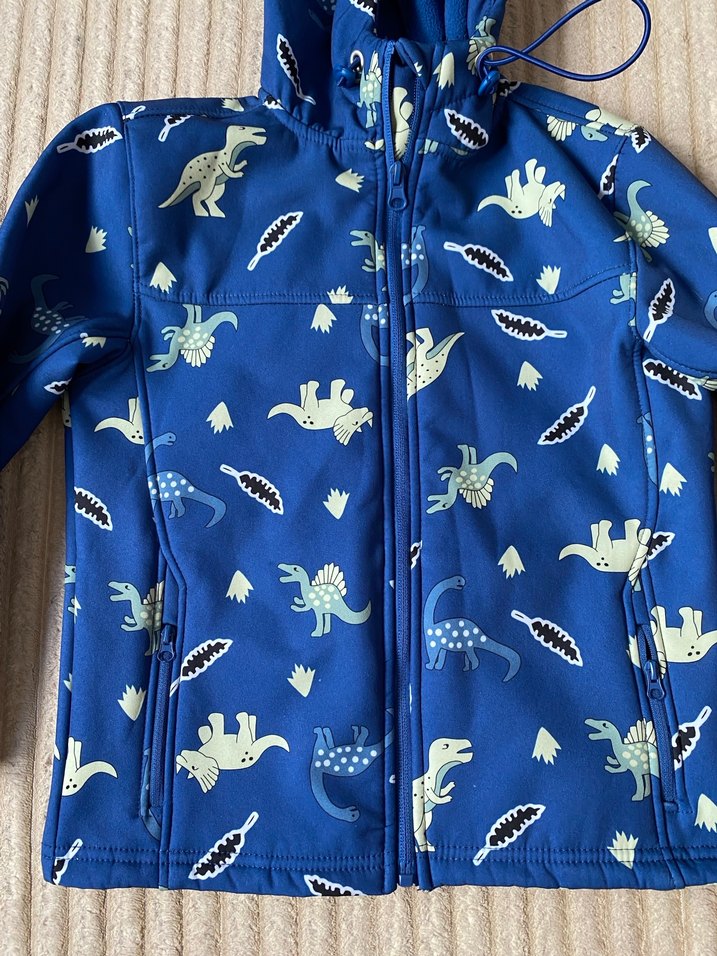 Kapüşonlu Fermuarlı Erkek Çocuk Yağmurluk - Görsel 2