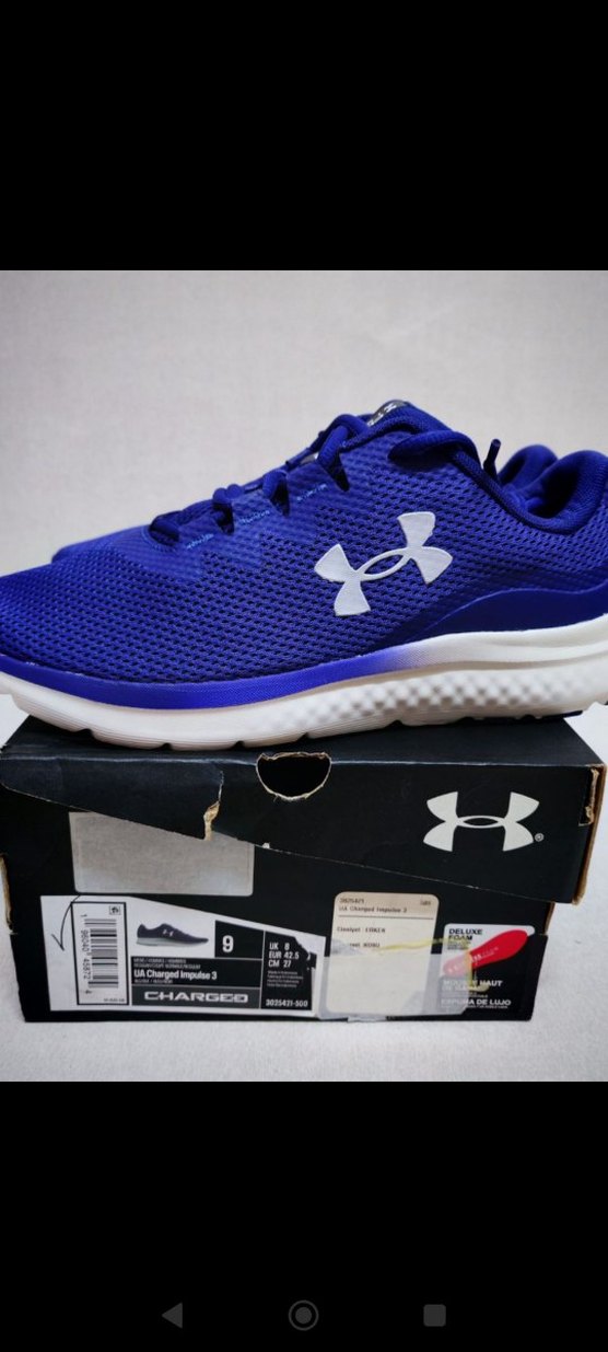 Erkek Mavi Under Armour Koşu Ayakkabısı - Görsel 2