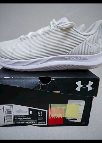 Beyaz Under Armour Erkek Koşu ve Antrenman Ayakkabısı - Görsel 4