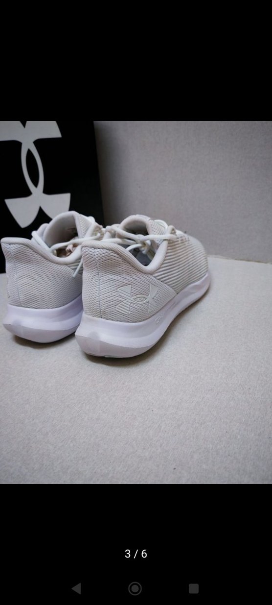 Beyaz Under Armour Erkek Koşu ve Antrenman Ayakkabısı - Görsel 3