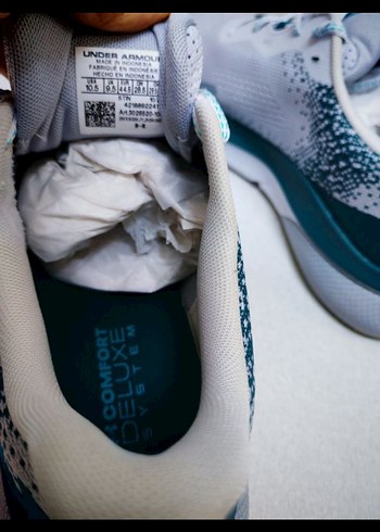 Under Armour Gri Beyaz Erkek Spor Ayakkabı - Görsel 6