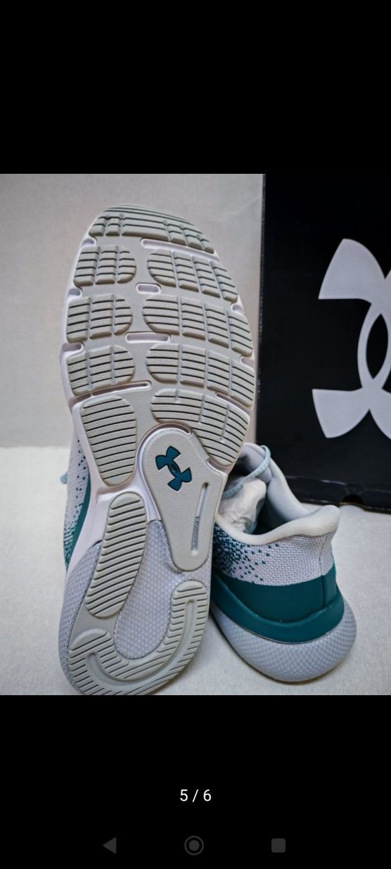 Under Armour Gri Beyaz Erkek Spor Ayakkabı - Görsel 5