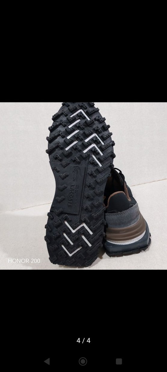 Lacoste Siyah Erkek Günlük Spor Ayakkabı - Görsel 4