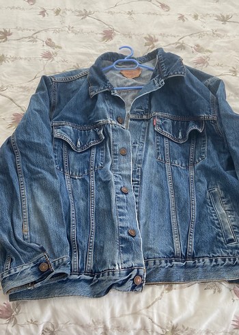 Mavi Düğmeli Mavi Denim Kadın Ceket