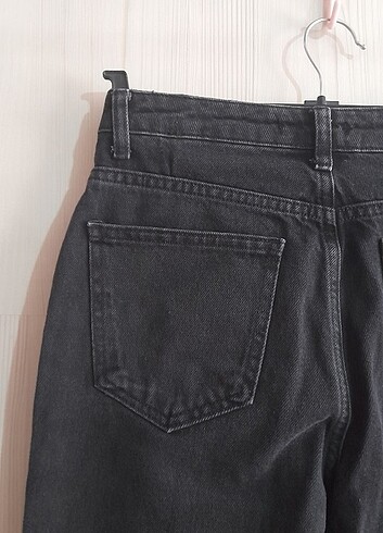 36 Beden siyah Renk Trendyol Siyah Kot Pantolon
