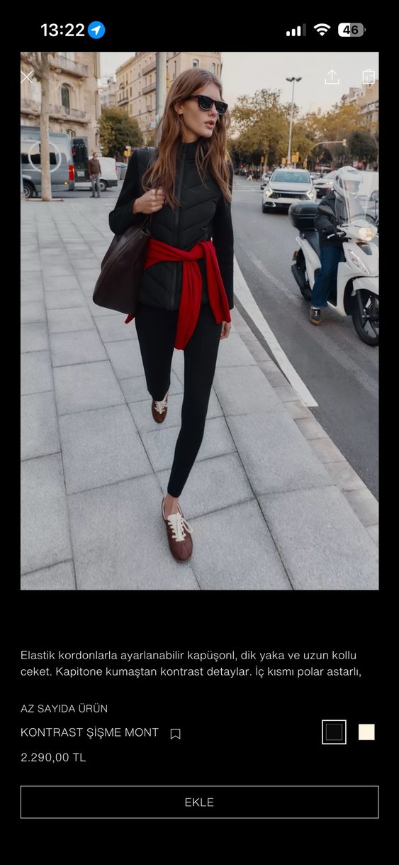 Siyah Kapüşonlu Kadın Ceket - Görsel 2