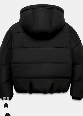 Siyah Salaş Yüksek Yakalı Kadın Ceket - Görsel 3