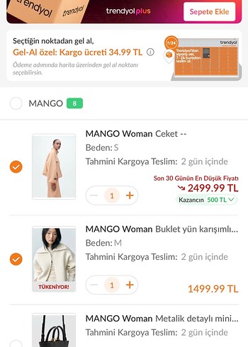Kadın Camel Renkli Uzun Kollu Baskılı Kimono