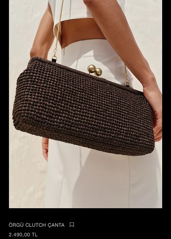 Beden Kahverengi Deri Yılan Desenli Kadın Clutch Çanta