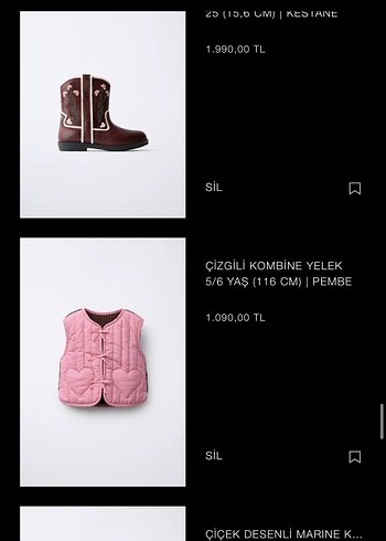 Zara Pembe Baskılı Deri Kız kaban