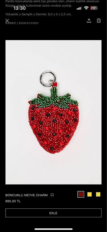 Zara Zara kadın charm