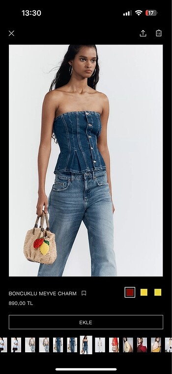 Zara kadın charm