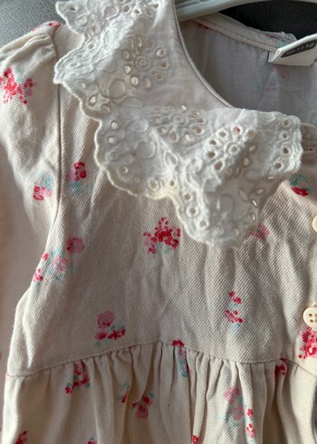 LC Waikiki Yaka Detaylı Kiz bebek elbise
