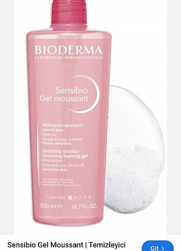 Bioderma yüz temizleme Jeli 