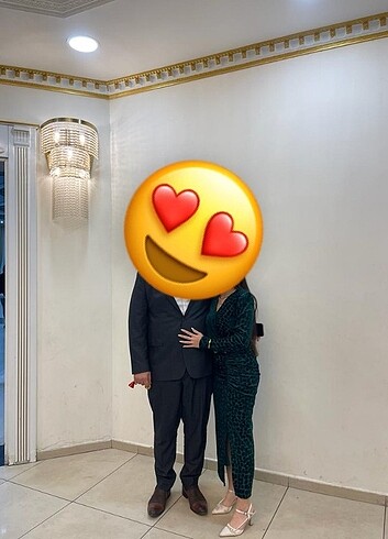 40 Beden yeşil Renk Elbise abiye